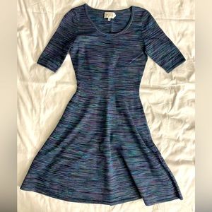 Milly Spacedye Fit and Flare Dress Size Small